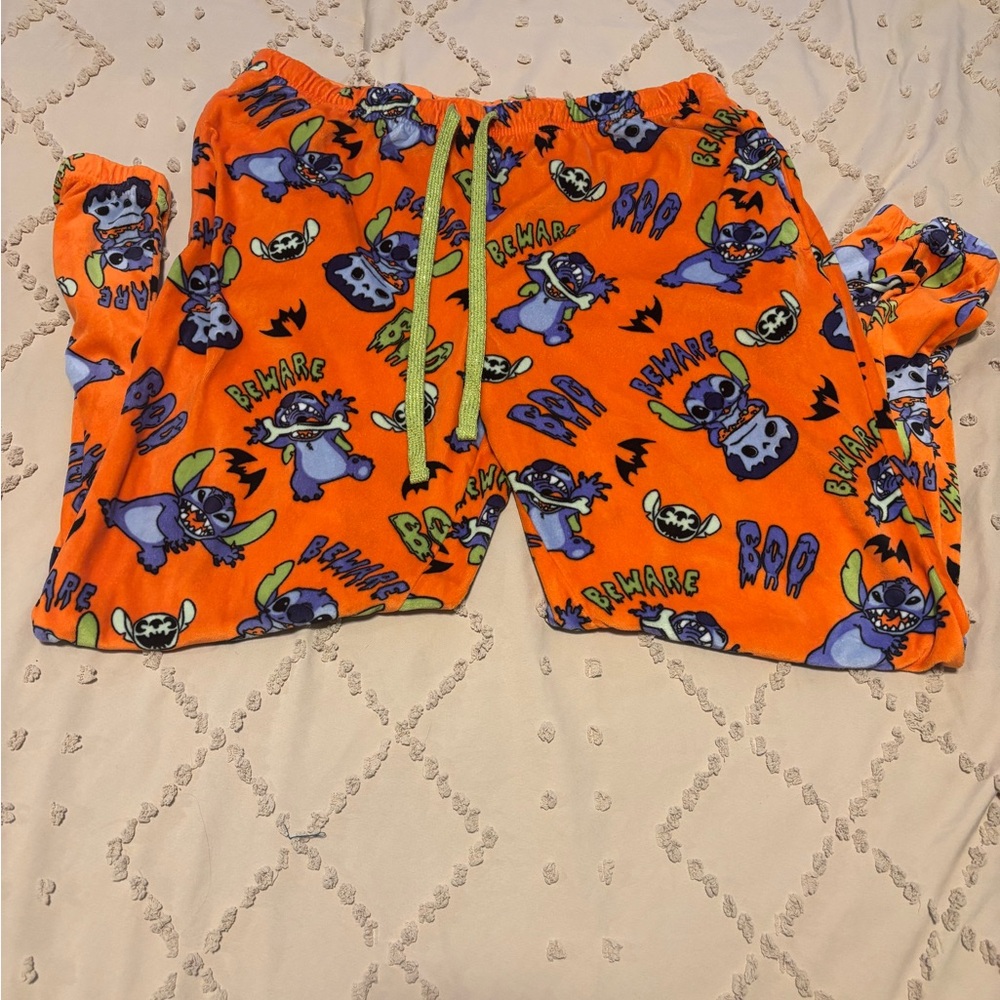 Women Disney Stitch Halloween pajama bottom